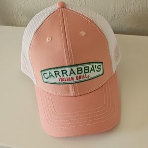 Carrabba's Pink and White Ball Cap